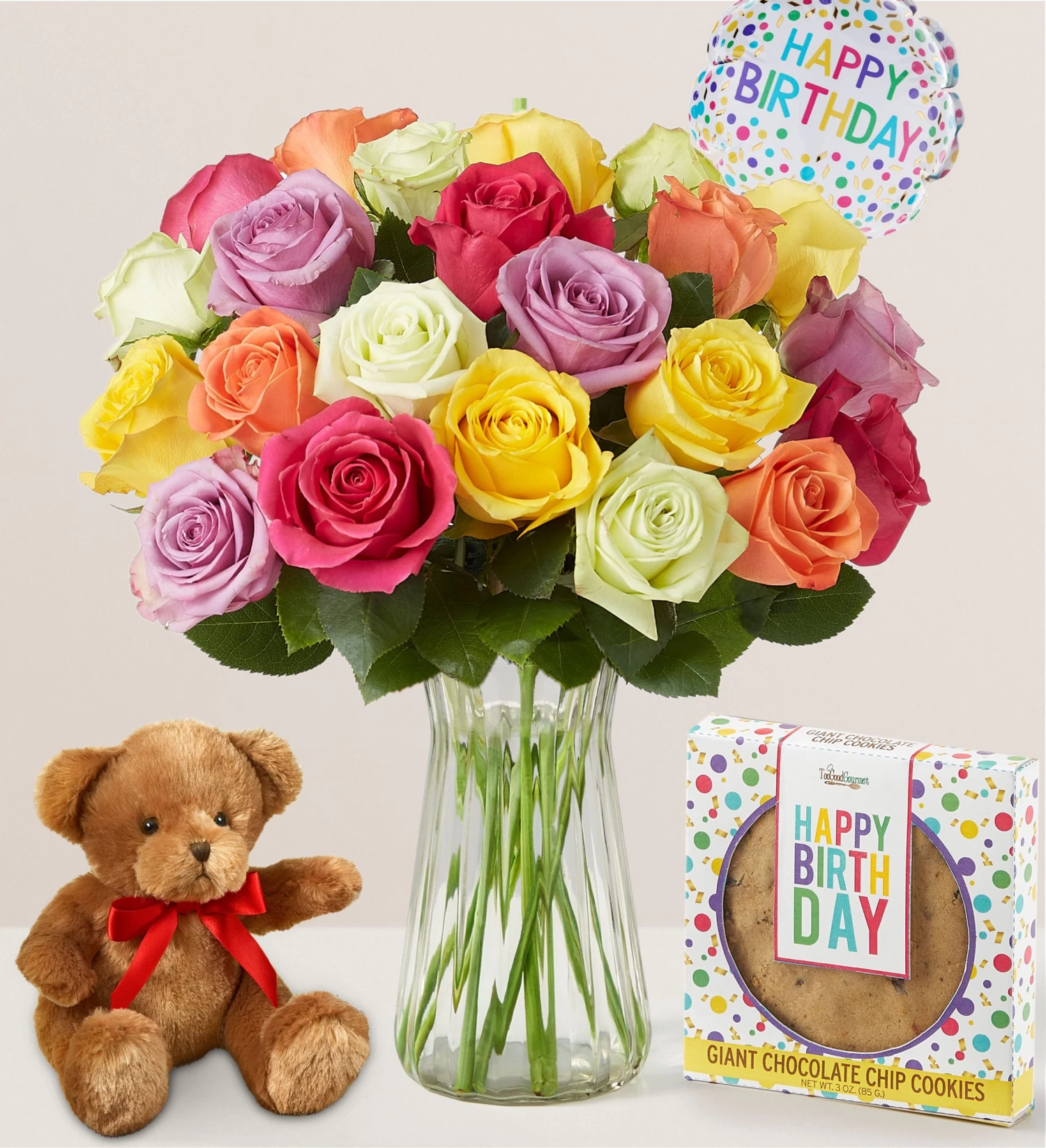 Happy Birthday Assorted Roses, 12-24 Stems 19 Happy Birthday Assorted Roses, 12-24 Stems - Image 17