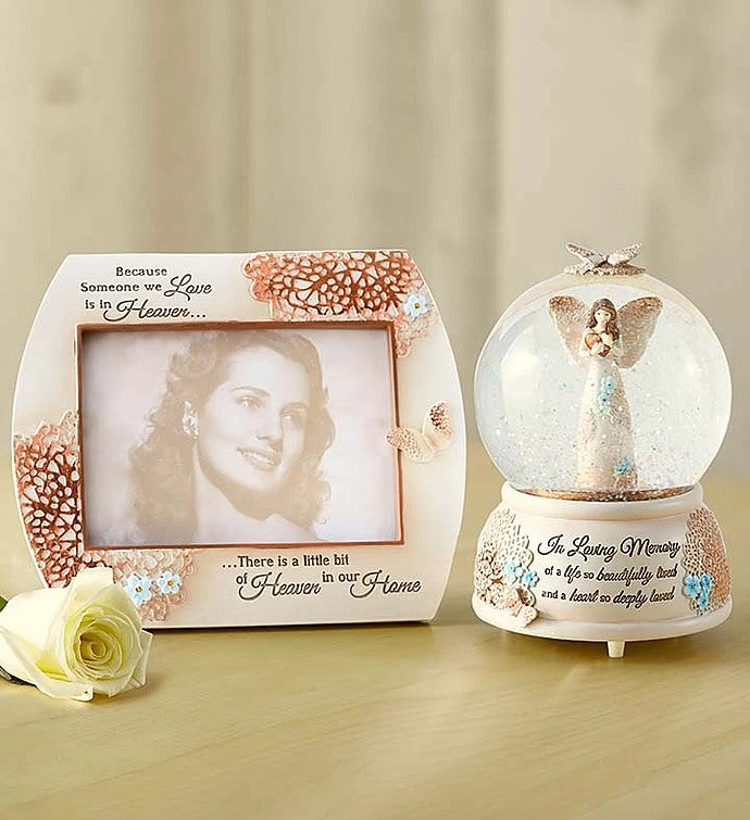 In Loving Memory Angel Snow Globe 7 In Loving Memory Angel Snow Globe - Image 5