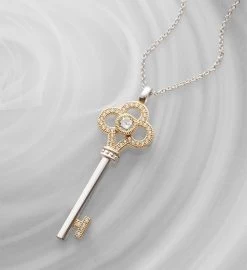 Crislu Key Pendant With Jewelry Box -Gift Promotion Store 139720alt view1c