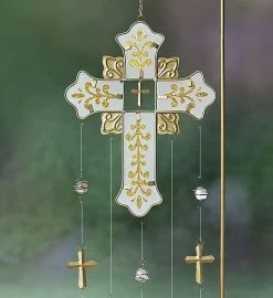 Graceful Glistening Cross Chime -Gift Promotion Store 155203alt viewx 2