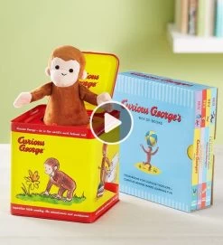 Curious George Jack In The Box -Gift Promotion Store 155659 with play button
