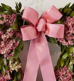 Preserved Pink Hydrangea Heart Wreath -Gift Promotion Store 155854alt viewc