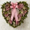 Preserved Pink Hydrangea Heart Wreath -Gift Promotion Store 155854x
