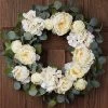 Keepsake Serene White Hydrangea Wreath-24" -Gift Promotion Store 156588sx