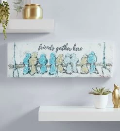 Friends Gather Here Canvas Wall Art -Gift Promotion Store 156839sx 2