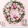 Pink Peony Wreath- 28" 2 Pink Peony Wreath- 28" -Gift Promotion Store 156969sx