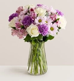 Lavender Garden Bouquet + Free Vase -Gift Promotion Store 160557sv24x