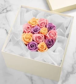 Magnificent Roses® Preserved Sorbet Roses -Gift Promotion Store 177704alt view1c