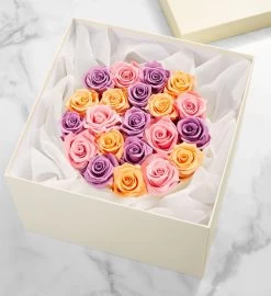 Magnificent Roses® Preserved Sorbet Roses -Gift Promotion Store 177704alt view2c