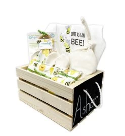 Personalized I've Arrived Organics Baby Gift Crate -Gift Promotion Store 180074ho newx 1