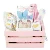 Personalized Organics Gift Basket In Pink Butterfly Kisses -Gift Promotion Store 180076bux