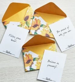Kind Notes ® Sunflower For Positive Thoughts -Gift Promotion Store 182515alt viewc