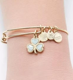 Alex & Ani Crystal Shamrock Bangle -Gift Promotion Store 182520sx 2
