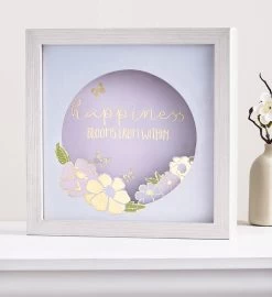 Happiness Blooms Shadow Box -Gift Promotion Store 182530alt view1c