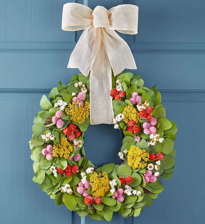 Floral Meadow Preserved Wreath-16" 7 Floral Meadow Preserved Wreath-16" - Image 5