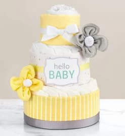 Baby Blossom® Diaper Cake - Pink, Blue, Or Yellow -Gift Promotion Store 182677ywx