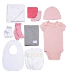 Baby Blossom® Pink Layette Bouquets -Gift Promotion Store 182796pklalt viewc