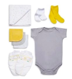 Baby Blossom® Yellow Layette Bouquets -Gift Promotion Store 182799ywlalt viewc