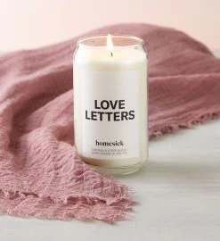 Love Letters Candle By Homesick With Scarf -Gift Promotion Store 182826bdx 2