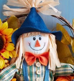 Friendly Scarecrow Basket- 15” -Gift Promotion Store 182915alt viewc