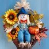 Friendly Scarecrow Basket- 15” 2 Friendly Scarecrow Basket- 15” -Gift Promotion Store 182915sx