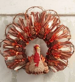 Autumn Turkey Wreath 9 Autumn Turkey Wreath -Gift Promotion Store 182916sx 2