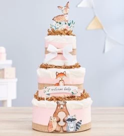 Woodland Celebration Baby Diaper Cake -Gift Promotion Store 182929sx