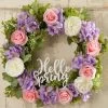 Hello Spring Garden Wreath- 24” 1 Hello Spring Garden Wreath- 24” -Gift Promotion Store 190300sx