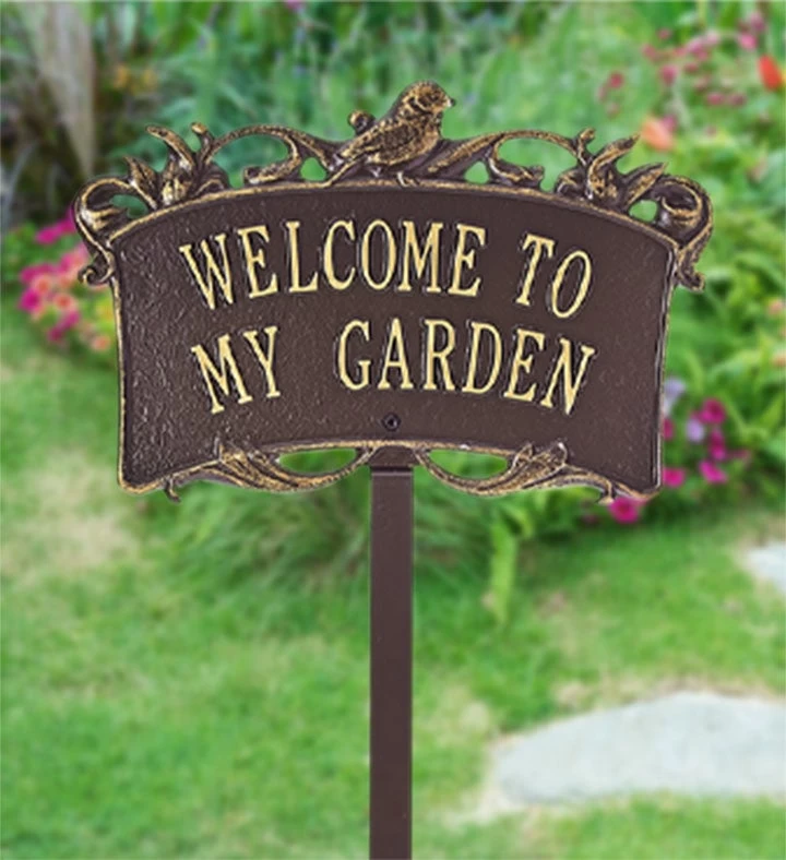Welcome Garden Sign 4 Welcome Garden Sign - Image 2