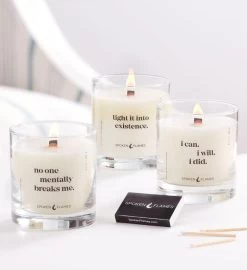 Light It Into Existence Candle By Spoken Flames