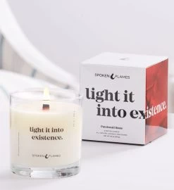 Light It Into Existence Candle By Spoken Flames -Gift Promotion Store 190405sx