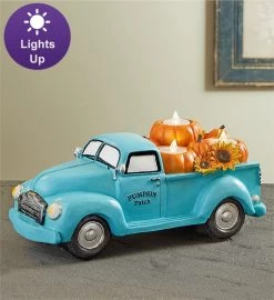 Pumpkin Patch LED Tealight Truck -Gift Promotion Store 190494sx 2