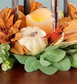 Harvest Dahlia Lantern Centerpiece -Gift Promotion Store 190498alt viewc