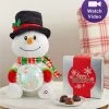 Animated Snowman Plush -Gift Promotion Store 190543bdx