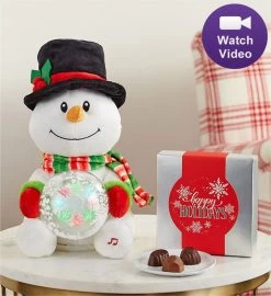 Animated Snowman Plush