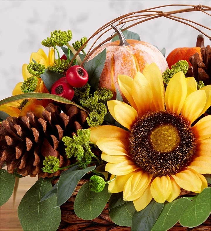 Wild Sunflower And Pumpkin Centerpiece 5 Wild Sunflower And Pumpkin Centerpiece - Image 3