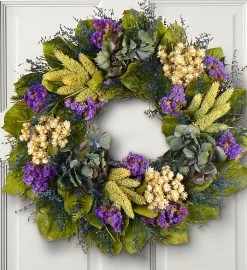 Preserved Jewel Of Provence Wreath - 16"
