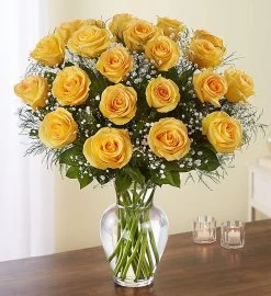Ultimate Elegance ™ Premium Long Stem Yellow Roses 7 Ultimate Elegance ™ Premium Long Stem Yellow Roses -Gift Promotion Store 98712sx