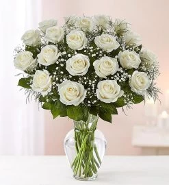 Ultimate Elegance ™Premium Long Stem White Roses -Gift Promotion Store 98714sx