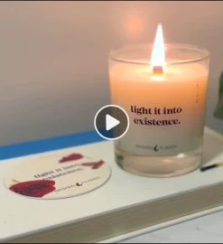 Light It Into Existence Candle By Spoken Flames -Gift Promotion Store light it into existence candle by spoken flames thumbnail
