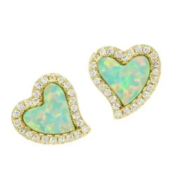 Amore - Heart Studs -Gift Promotion Store mk000797x