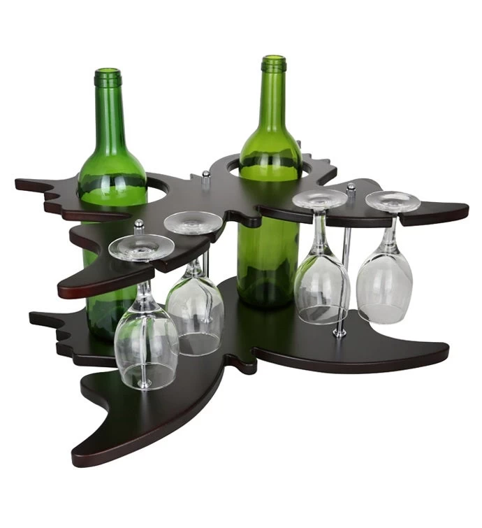 Butterfly Wine Bottle & Glass Holder 5 Butterfly Wine Bottle & Glass Holder - Image 3
