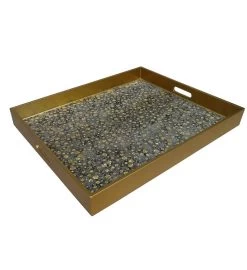 Handmade Reverse Painted Mirror Tray - Extra Large -Gift Promotion Store mk000973x 2