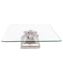 Square Serving Platter With Base -Gift Promotion Store mk001287x 1