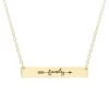 Family Arrow Inspirational Word Bar Necklace 1 Family Arrow Inspirational Word Bar Necklace -Gift Promotion Store mk002183x
