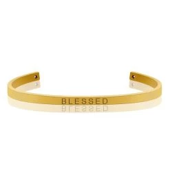 Anavia - Blessed Motivational Cuff Bangle Bracelet