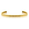 Anavia - You Are Enough Motivational Cuff Bangle Bracelet