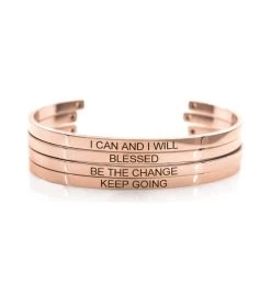 She Believed She Could So She Did Bangle Bracelet 10 She Believed She Could So She Did Bangle Bracelet -Gift Promotion Store mk004449alt viewc