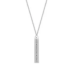 Anavia - God Amazing Grace Religious Bar Necklace -Gift Promotion Store mk004451alt viewc