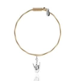 "Rock & Roll All Nite" - Guitar String Bracelet -Gift Promotion Store mk004677x 2